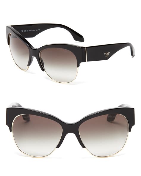 prada sunglasses women cat eye|59mm cat eye sunglasses Prada.